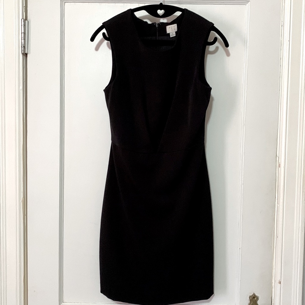 Black shift dress